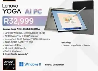 Computer Mania Lenovo Yoga 7 2-in-1 offer