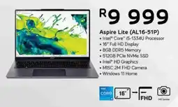 Computer Mania Acer Aspire Lite AL16-51P offer