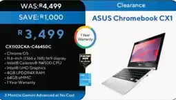 Computer Mania ASUS Chromebook CX1 offer