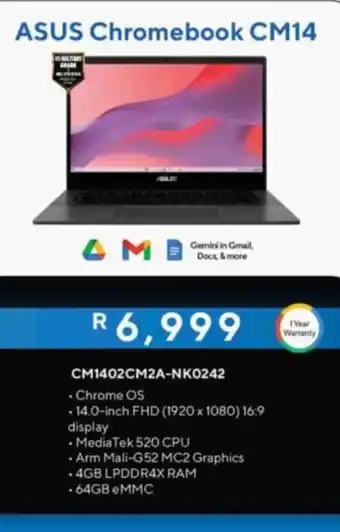 Computer Mania ASUS Chromebook CM14 offer