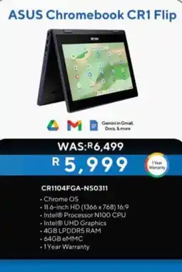 Computer Mania ASUS Chromebook CR1 Flip offer