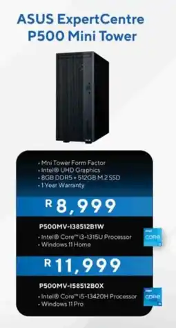 Computer Mania ASUS Expert Centre P500 Mini Tower offer