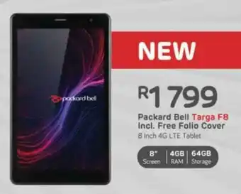 Computer Mania Packard Bell Targa F8 Incl. Free Folio Cover offer