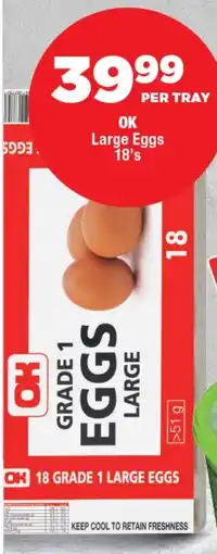 OK MiniMark OK Large Eggs offer