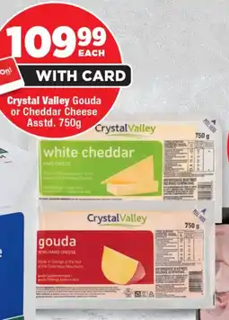 OK MiniMark Crystal Valley Gouda or Cheddar Cheese Asstd. offer