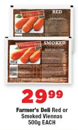 OK MiniMark Farmer's Deli Red or Smoked Viennas offer