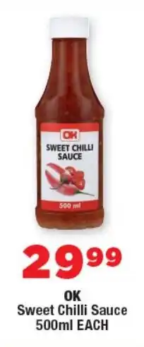 OK MiniMark OK Sweet Chilli Sauce offer