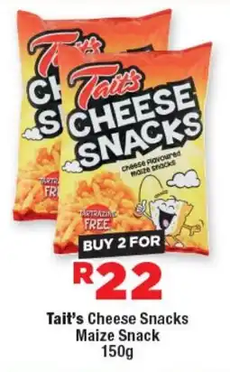 OK MiniMark Tait's Cheese Snacks Maize Snack offer