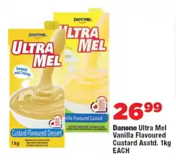 OK MiniMark Danone Ultra Mel Vanilla Flavoured Custard Asstd. offer
