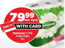 OK MiniMark Twinsaver 2-Ply Toilet Rolls offer