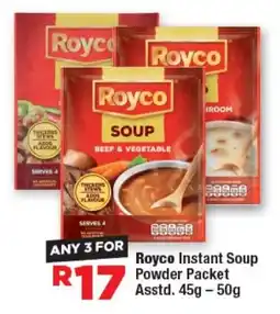 OK MiniMark Royco Instant Soup Powder Packet Asstd. offer