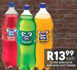 OBC Meat & Chicken Spar-letta assorted soft drinks offer