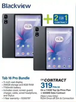 Incredible Connection Blackview Tab 16 Pro Bundle offer