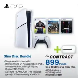 Incredible Connection PS5 Slim Disc Bundle offer