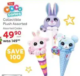 ToysRUs Coco Cones Collectible Plush Assorted offer