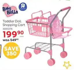 ToysRUs Baby Bella Toddler Doll Shopping Cart offer