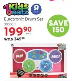 ToysRUs Kids Beatz Electronic Drum Set offer