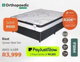 The Bed Shop Orthopaedic Rest Queen Bed Set offer