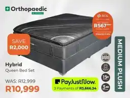 The Bed Shop Orthopaedic Hybrid Queen Bed Set offer