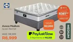 The Bed Shop Sealy Avoca Medium Queen Bed Set offer