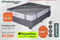 The Bed Shop Posturepocket Premium Gel Queen Bed Set offer