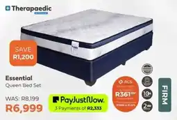 The Bed Shop Therapaedic Essential Queen Bed Set offer
