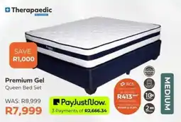The Bed Shop Therapaedic Premium Gel Queen Bed Set offer