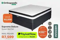 The Bed Shop Orthopaedic Supreme Deluxe Queen Bed Set offer