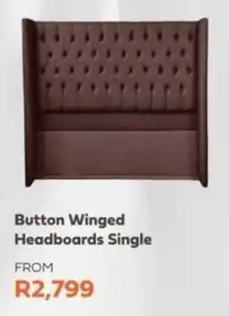 The Bed Shop Button Winged Headboards Single offer