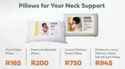 The Bed Shop The Bed Shop Micro Fibre Pillow offer