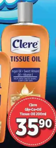 Cosmetic Connection Clere Gly-Co-Oil Tissue Oil offer