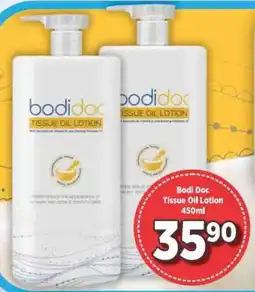 Cosmetic Connection Bodi Doc Tissue Oil Lotion offer