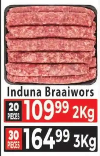 Supa Store Induna Braaiwors offer