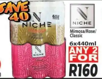Supa Store Niche Mimosa/ Rose/ Classic offer