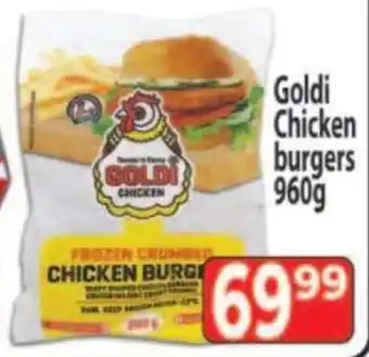 Supa Store Goldi Chicken burgers offer