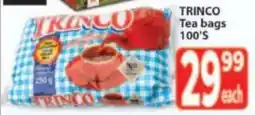 Supa Store TRINCO Tea bags offer
