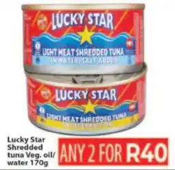 Supa Store Lucky Star Shredded tuna Veg. oil/ water offer