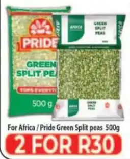 Supa Store For Africa/ Pride Green Split peas offer