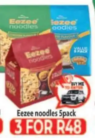 Supa Store Eezee noodles offer