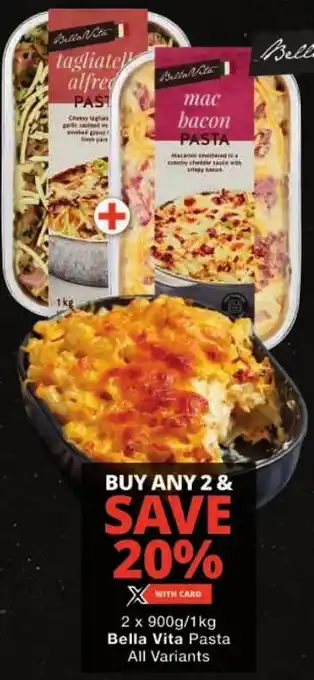 Checkers Bella Vita Pasta All Variants offer