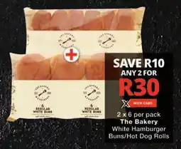 Checkers The Bakery White Hamburger Buns/ Hot Dog Rolls offer