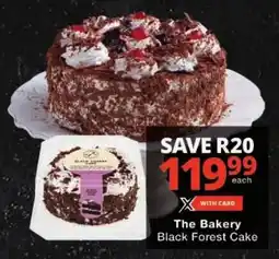 Checkers The Bakery Black Forest Cake offer