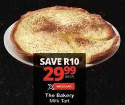 Checkers The Bakery Milk Tart offer