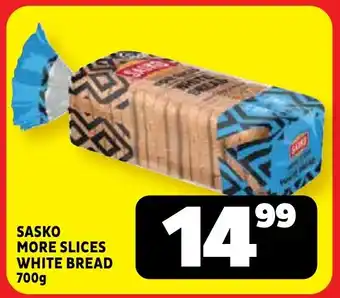 Usave Sasko more slices white bread offer