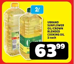 Usave Ubrand sunflower oil/ crown blended cooking oil offer