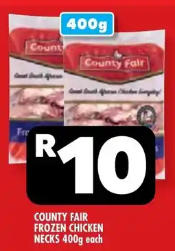 Usave County fair frozen chicken necks offer