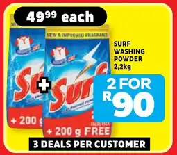 Usave Surf washing powder offer