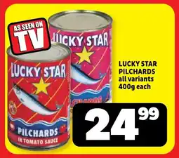 Usave Lucky star pilchards all variants offer