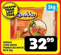 Usave Spekko long grain parboiled white rice offer