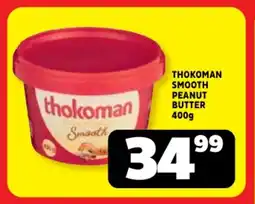 Usave Thokoman smooth peanut butter offer